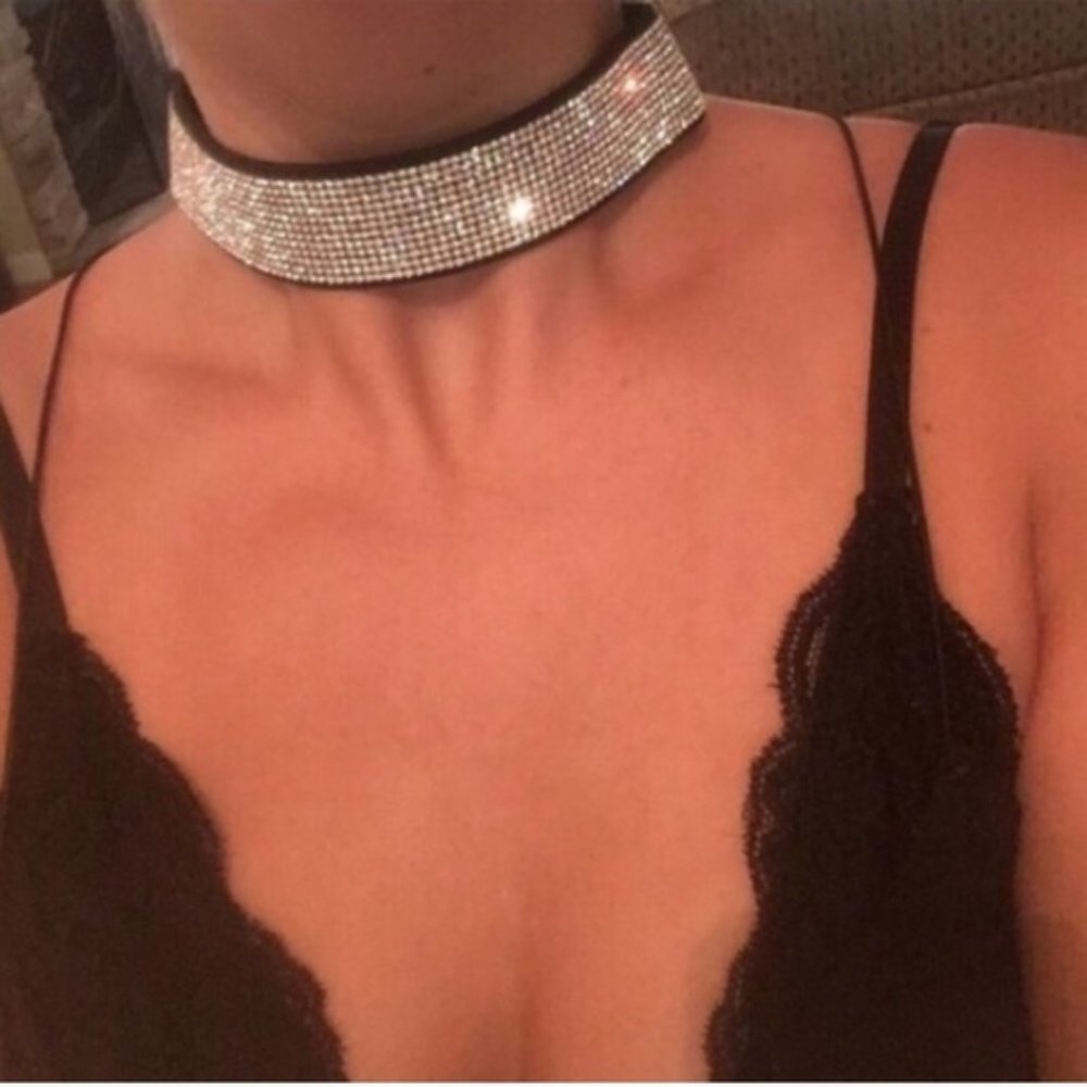 White Diamond Choker